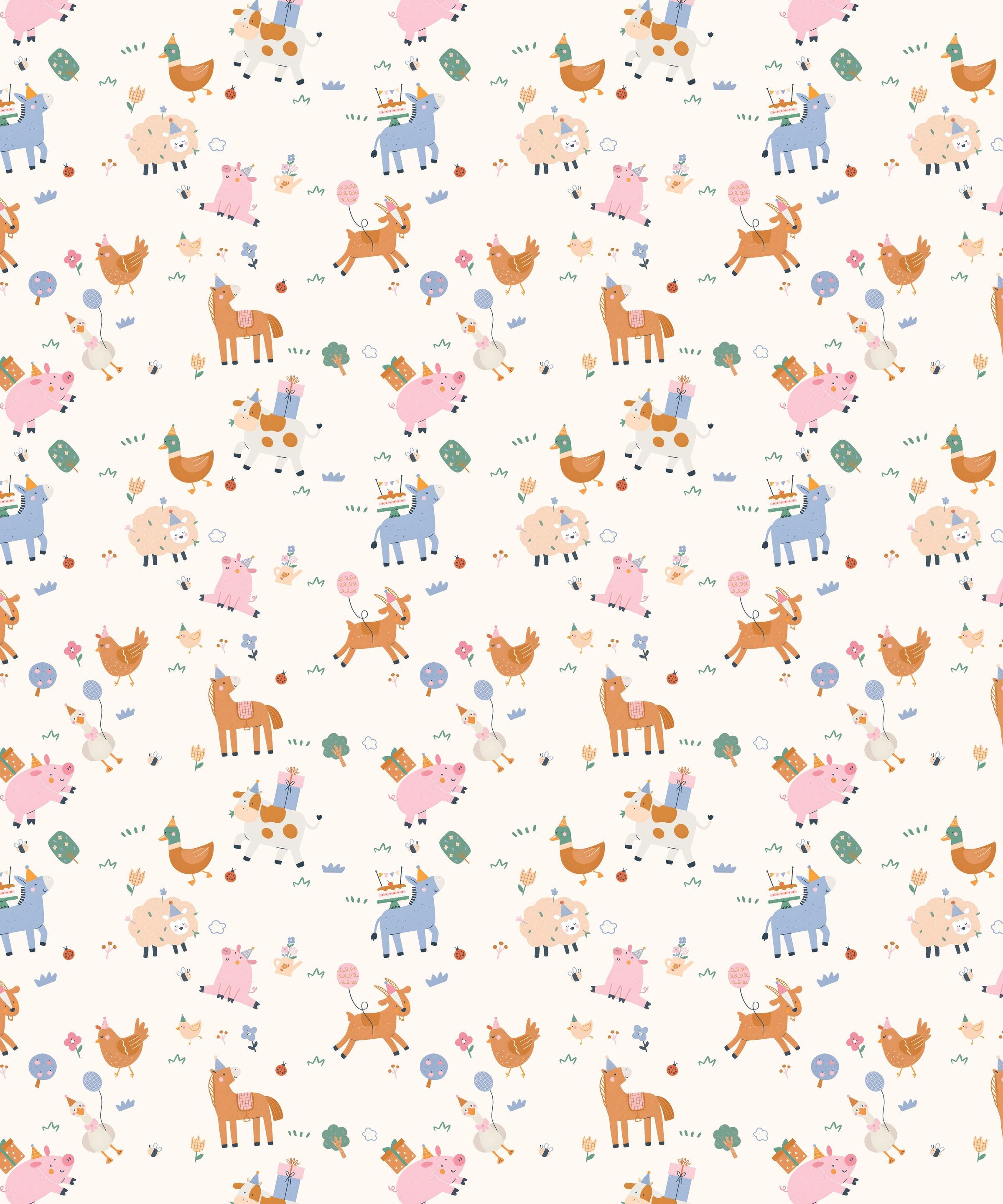 Personalized Farm Animals Birthday