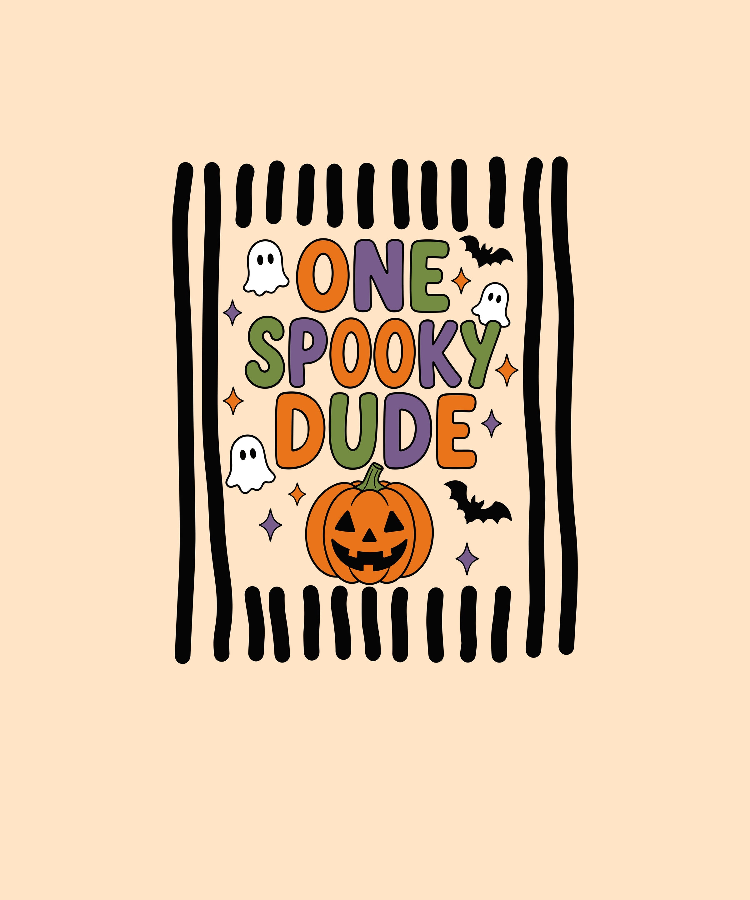 Personalized Halloween First Birthday Baby One Spooky Dude