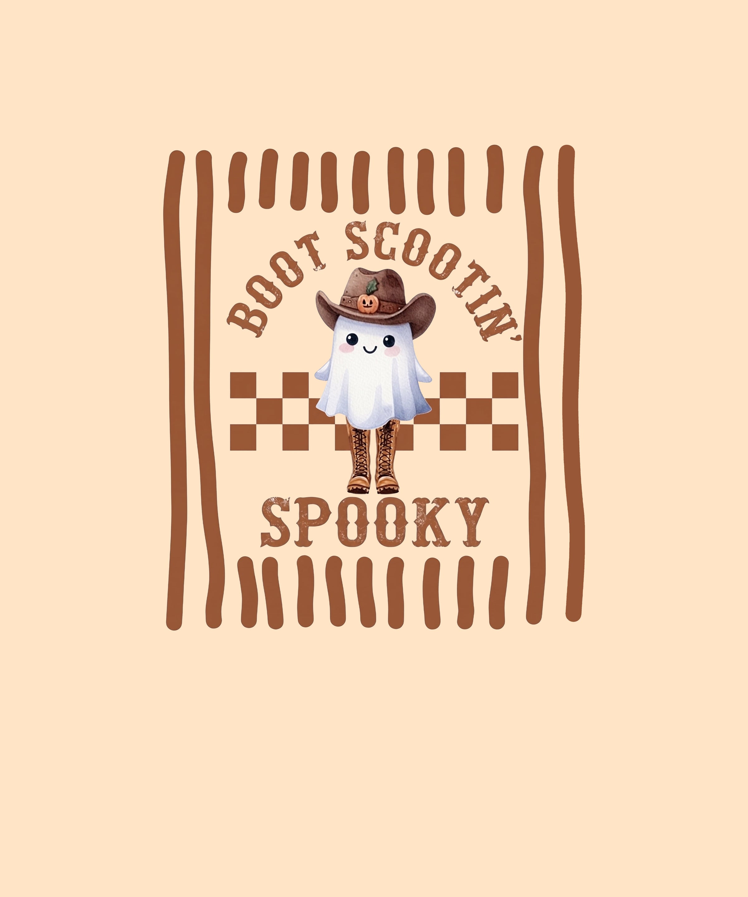 Personalized Scootin Boo Western Halloween Cowboy