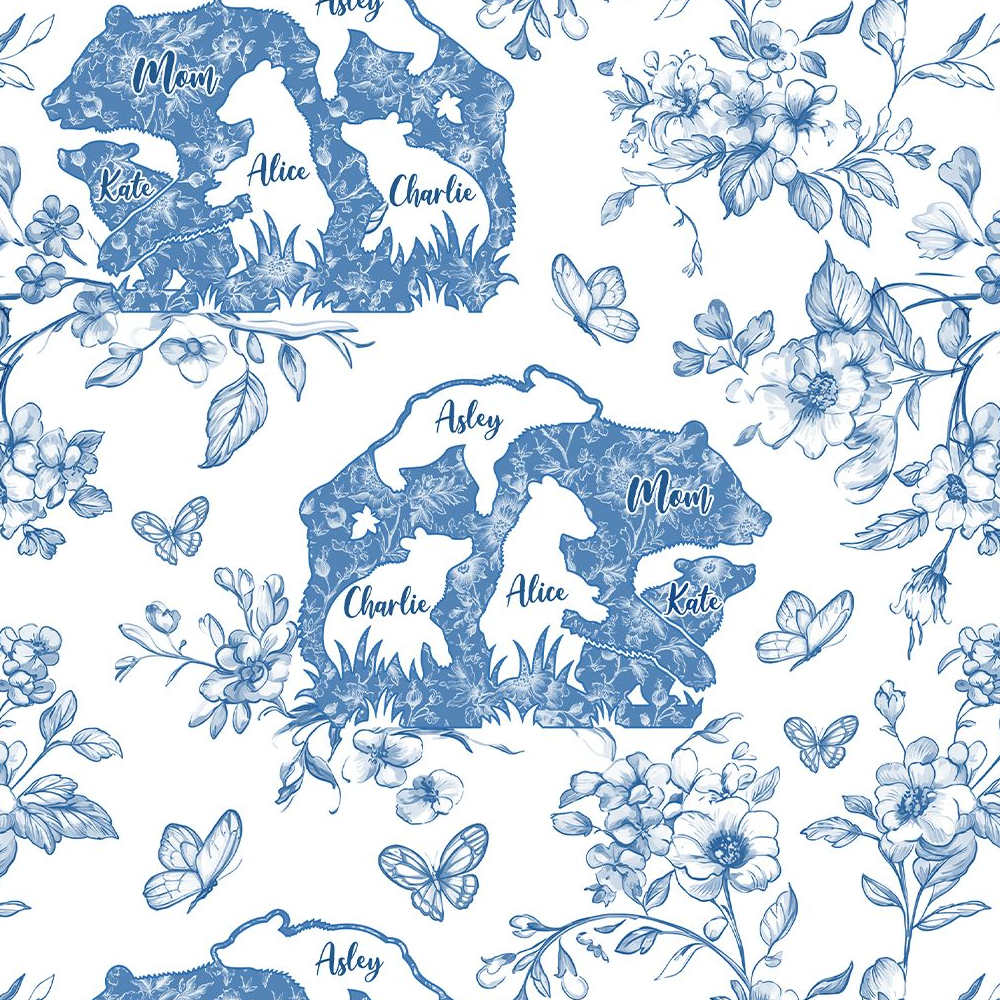 Custom Name Mama Bear Toile