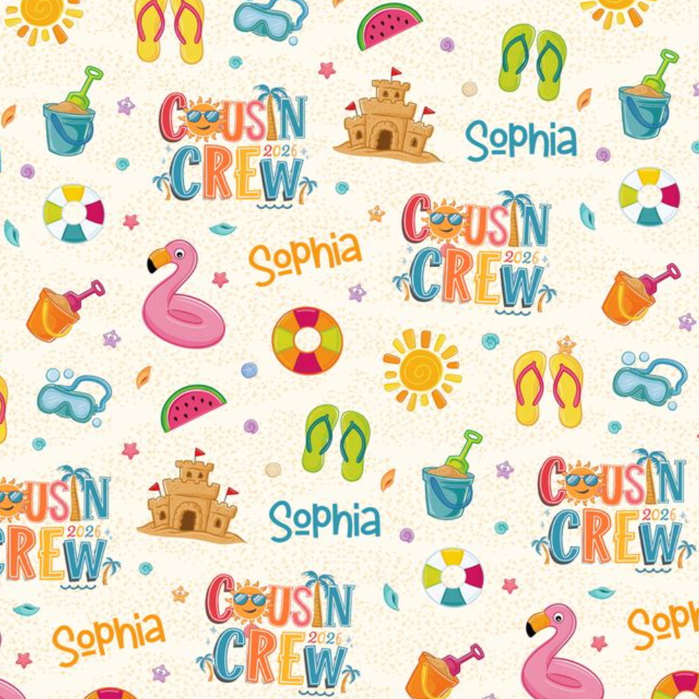 Custom Name Summer 2026 Cousin Crew