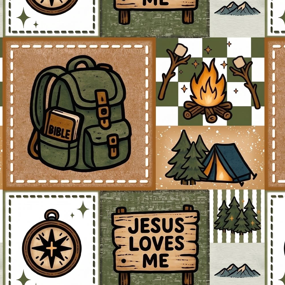 Camping Jesus Loves Me