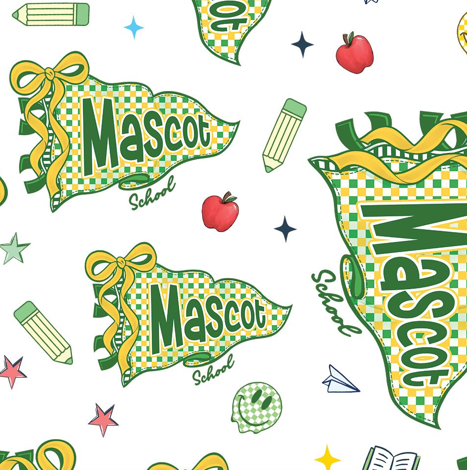 Custom Mascot School Name