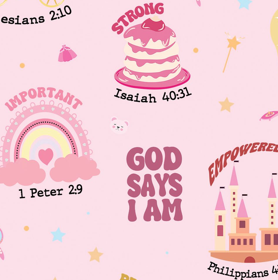God Says I Am Custom Name - Dreamy Princess