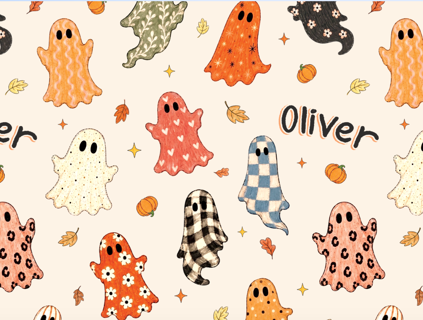 Custom Name Fall Ghost