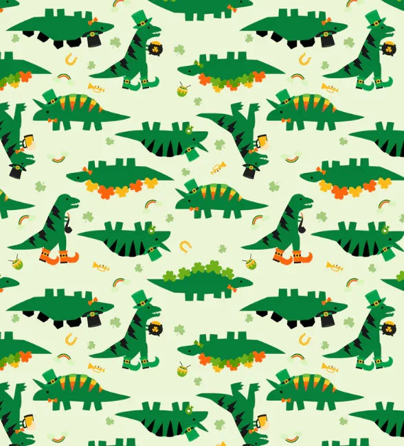 St. Patrick's Day Dinosaurs