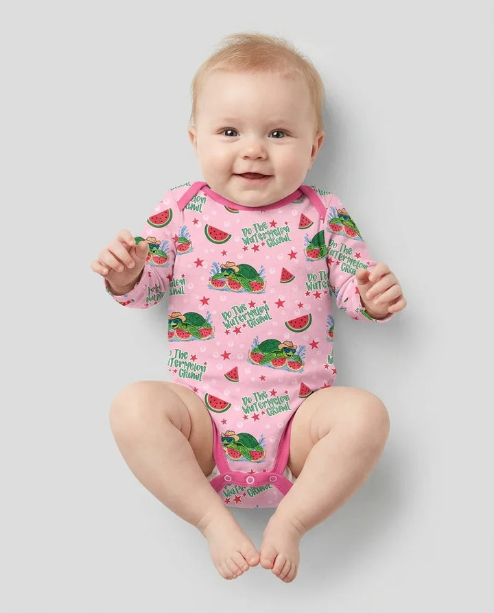 Gerippte Babykleidung mit individuellem Foto - Weich &amp; Skizzenhaft