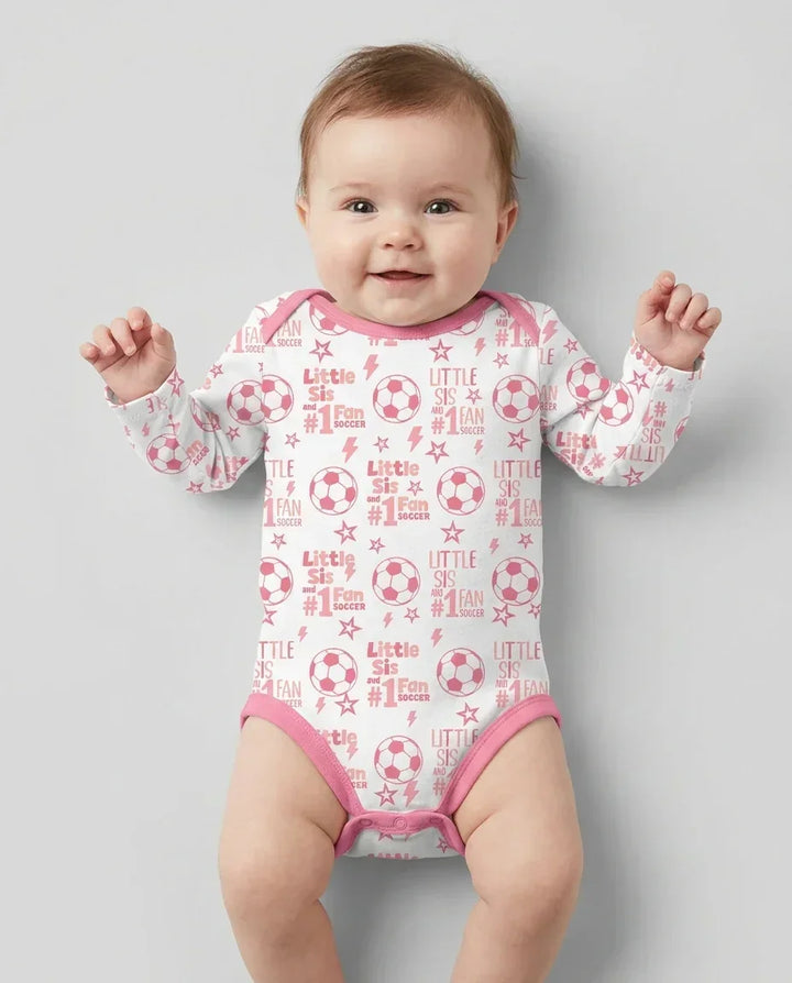 Gerippte Babykleidung mit individuellem Foto - Weich &amp; Skizzenhaft