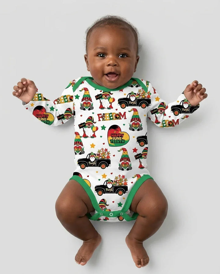 Gerippte Babykleidung mit individuellem Foto - Weich &amp; Skizzenhaft
