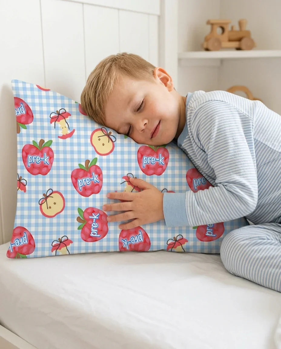 Custom School Grade Apple Days Bamboo Pillow Case