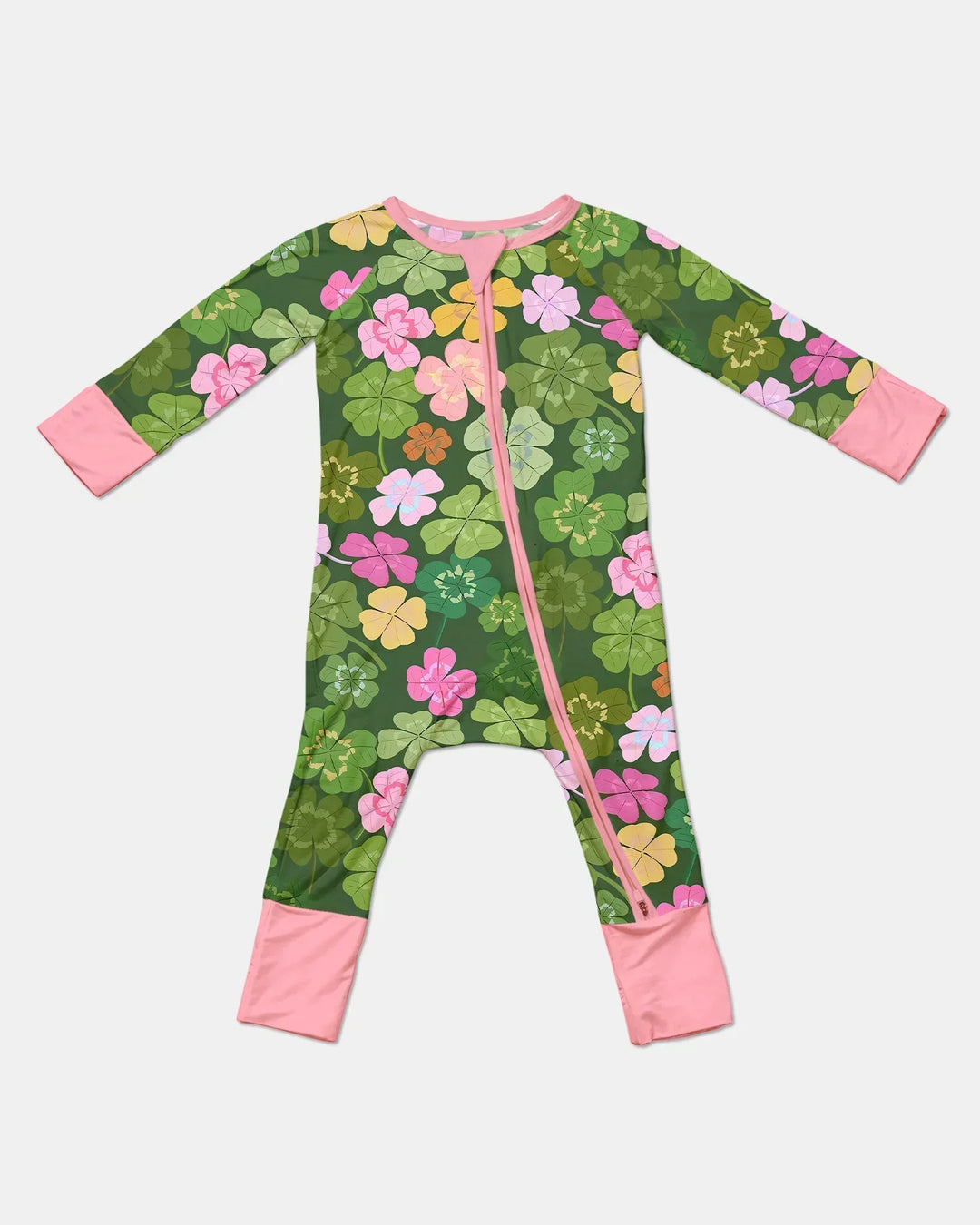Lucky 4 Leaf Clover Bamboo Convertible Zippy