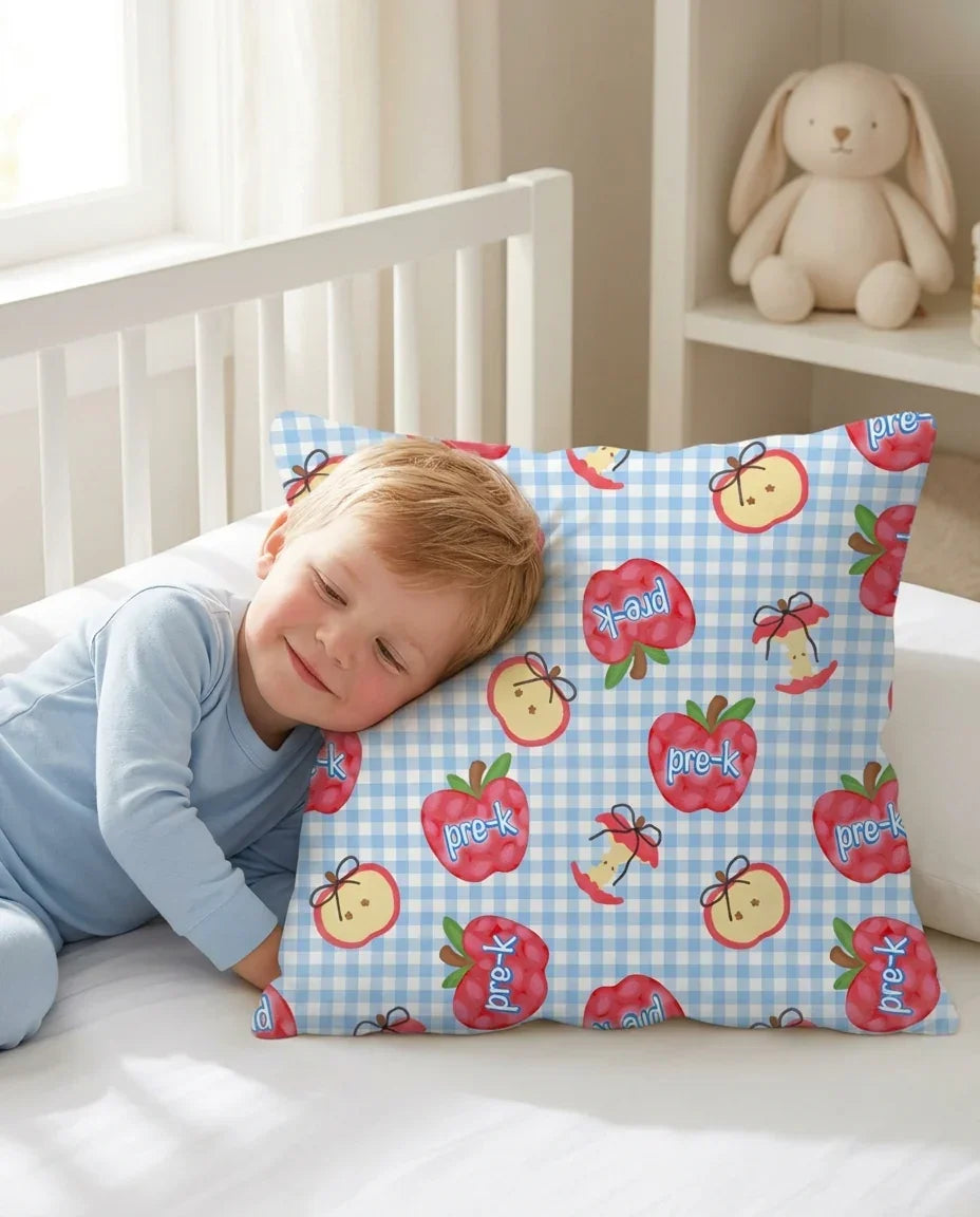 Custom School Grade Apple Days Bamboo Pillow Case