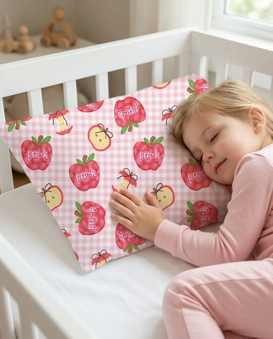 Custom School Grade Apple Days Bamboo Pillow Case