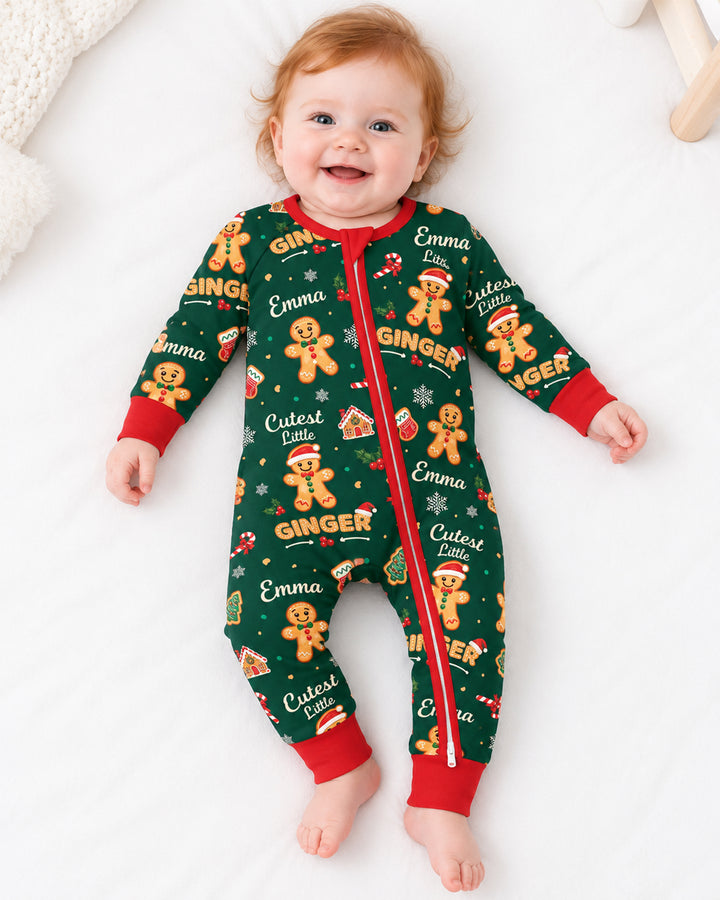 Custom Name Cutest Little Ginger Bamboo Convertible Zippy