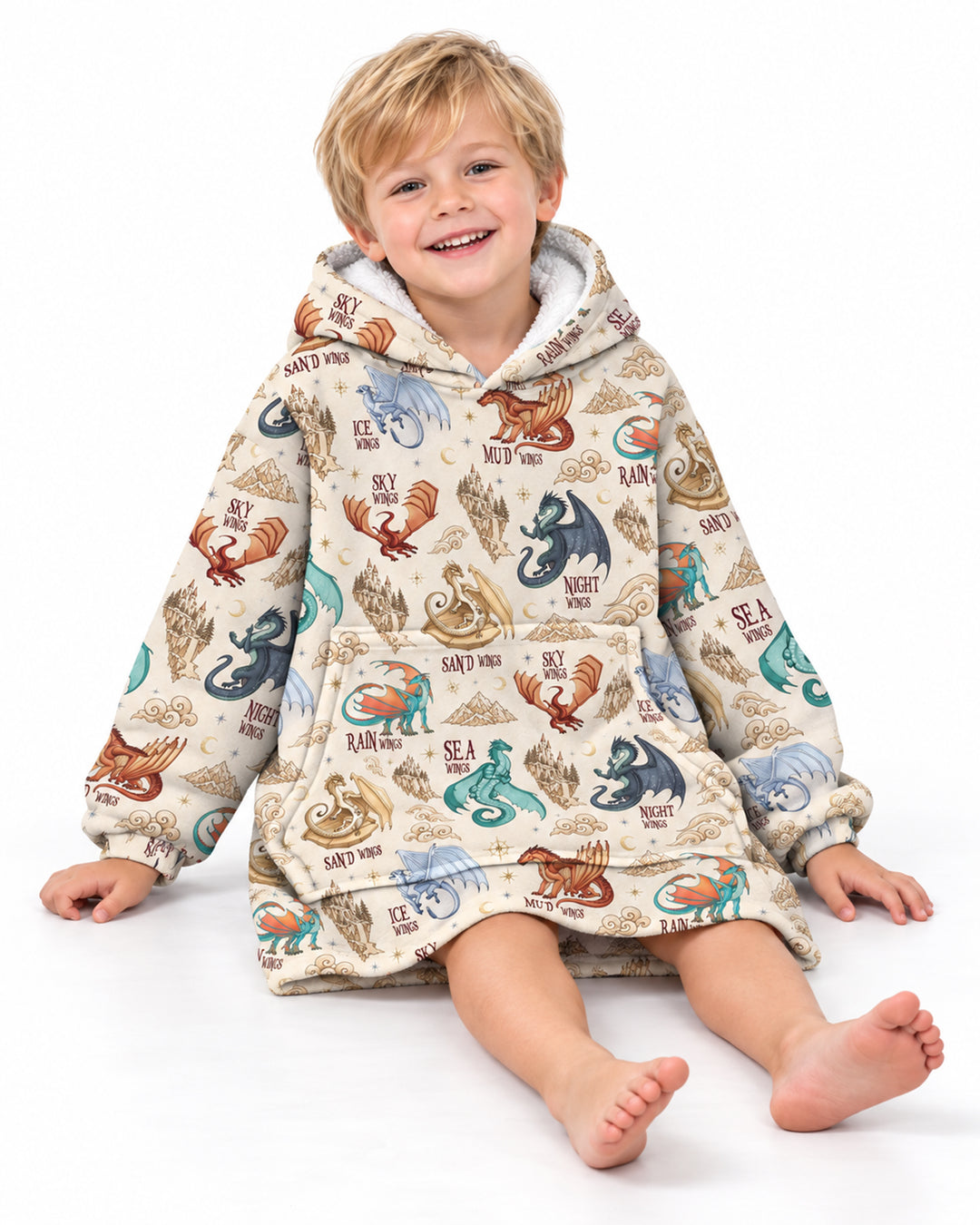 Elemental Dragons Blanket Hoodie