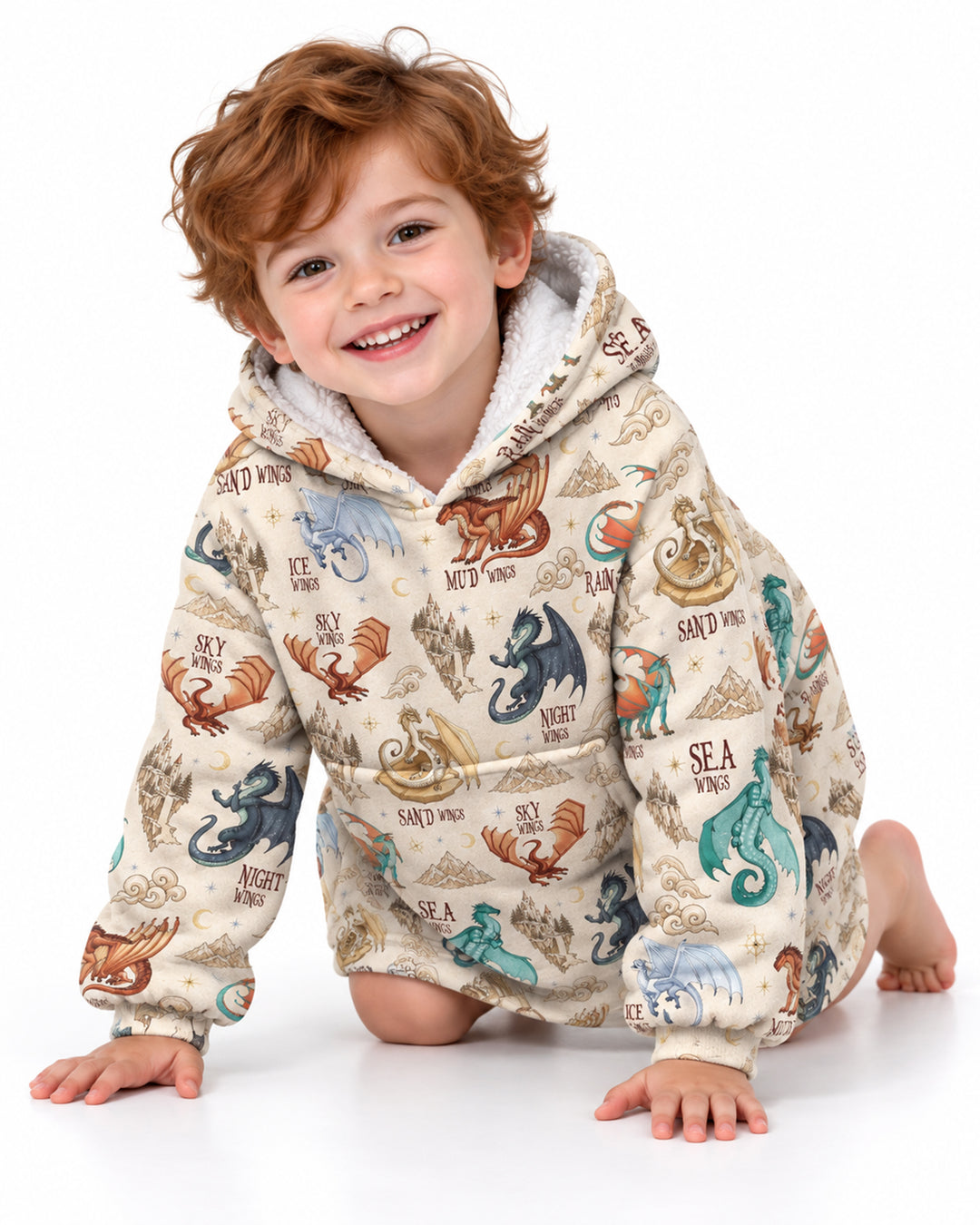 Elemental Dragons Blanket Hoodie