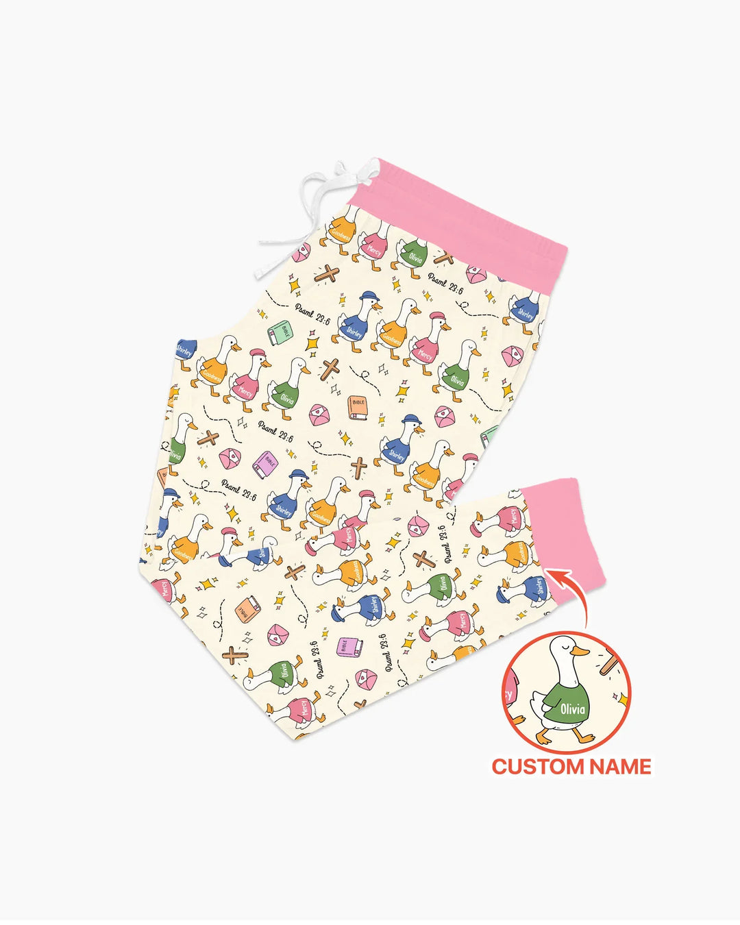 Template Damen Pyjama-Set aus personalisiertem Bambus
