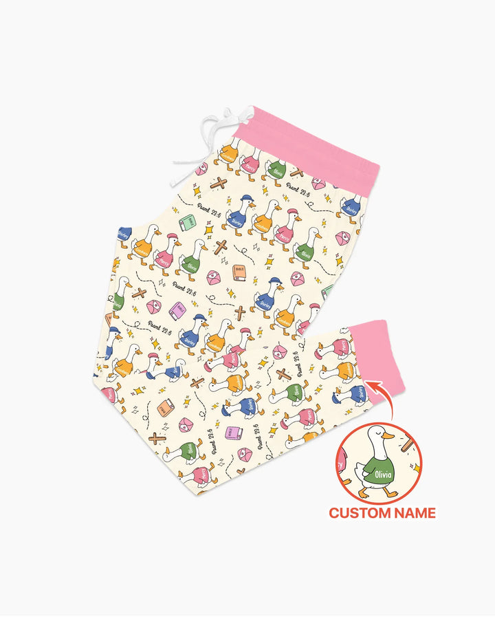 Template Damen Pyjama-Set aus personalisiertem Bambus