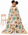 Elemental Dragons Bamboo Blanket