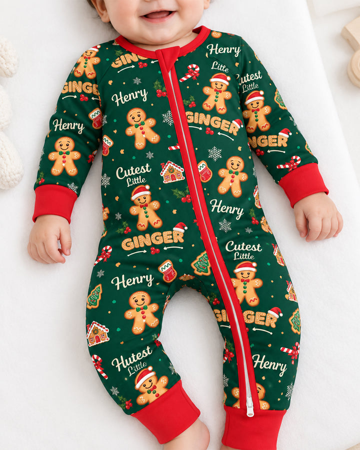 Custom Name Cutest Little Ginger Bamboo Convertible Zippy