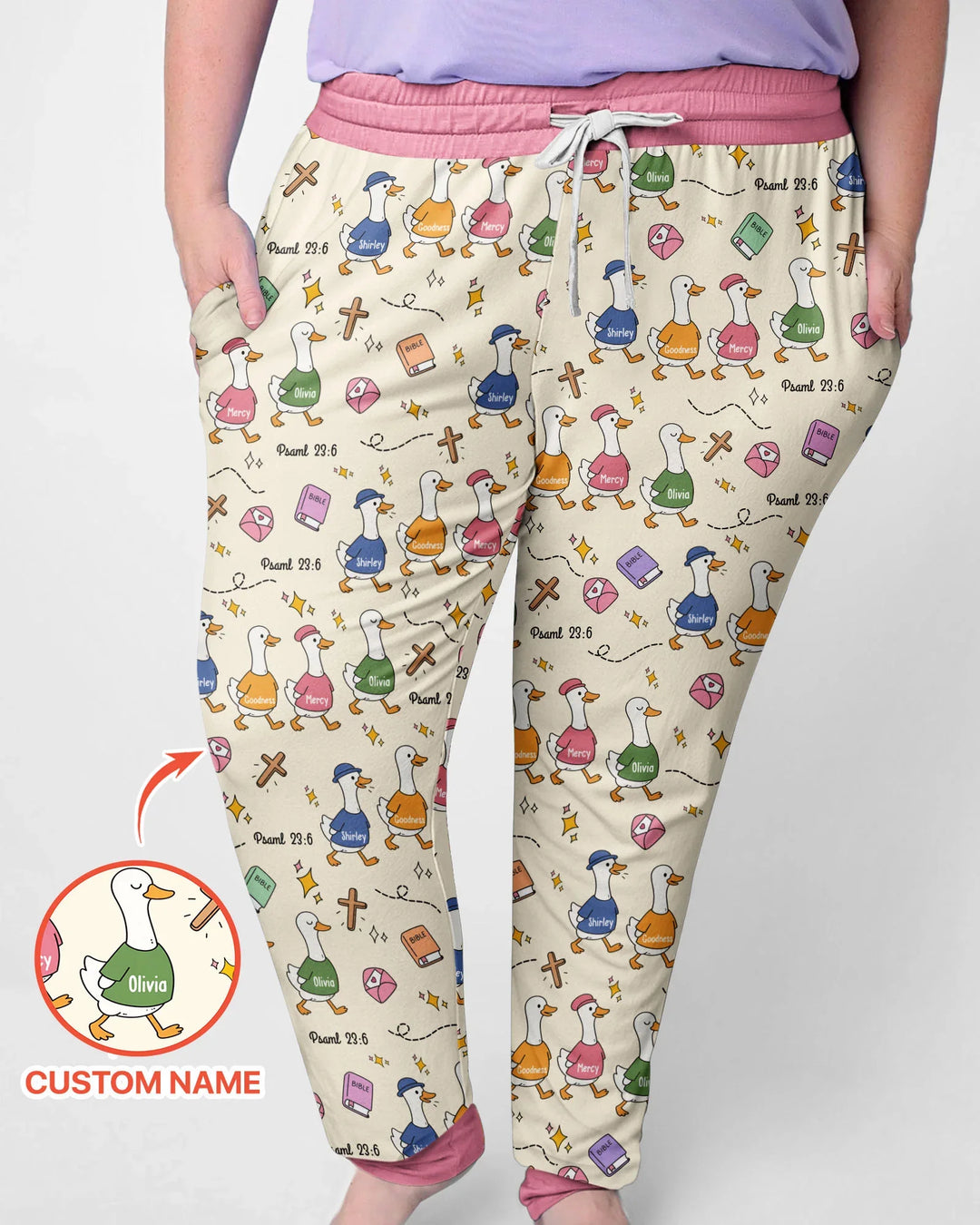 Template Damen Pyjama-Set aus personalisiertem Bambus