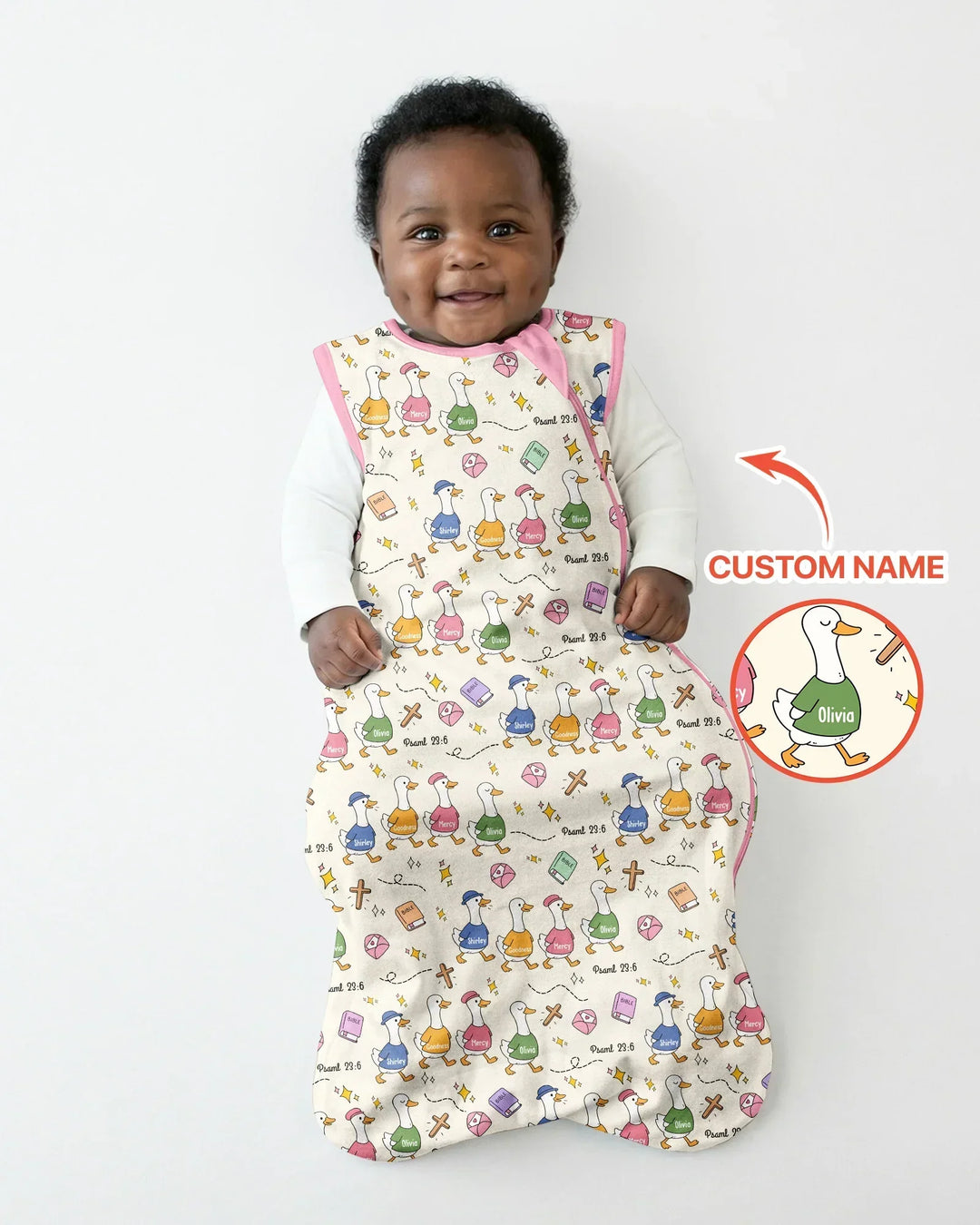 Psalm 23:6 Matching Family Bamboo Sleep Bag