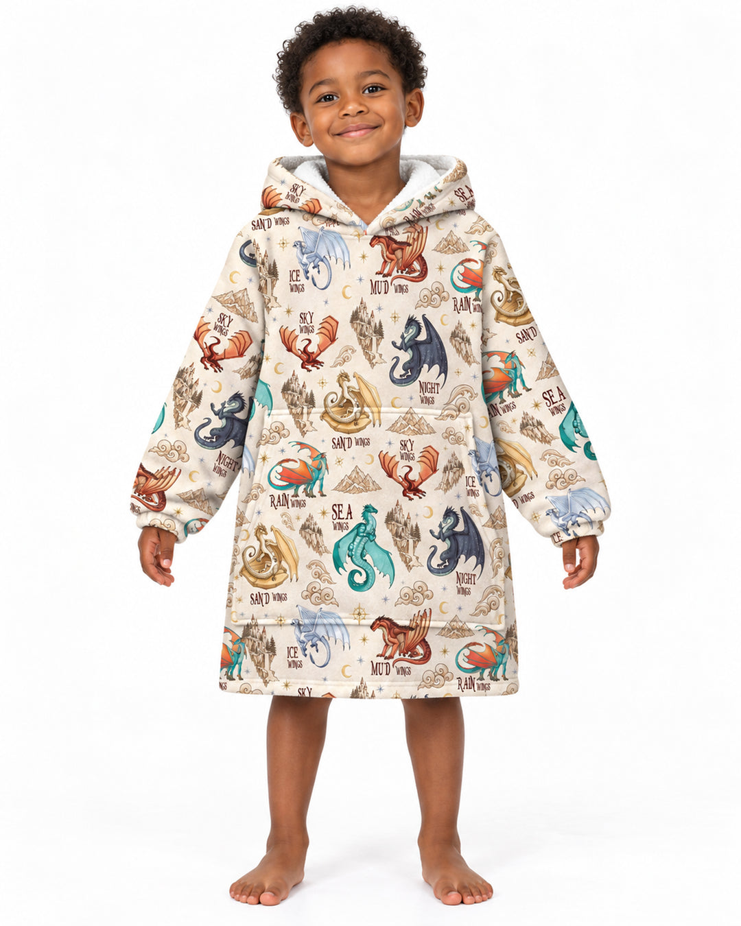 Elemental Dragons Blanket Hoodie