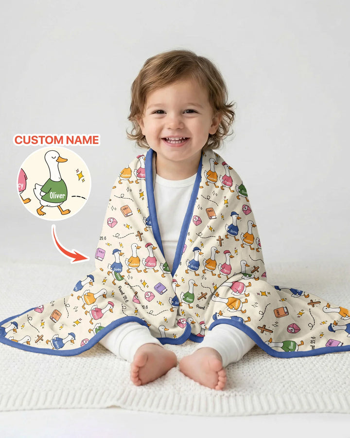 Psalm 23:6 Matching Family Bamboo Blanket