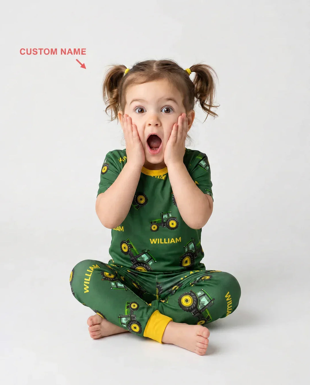 Zweiteiliges, kurzärmliges Pyjama-Set mit Marienkäfern