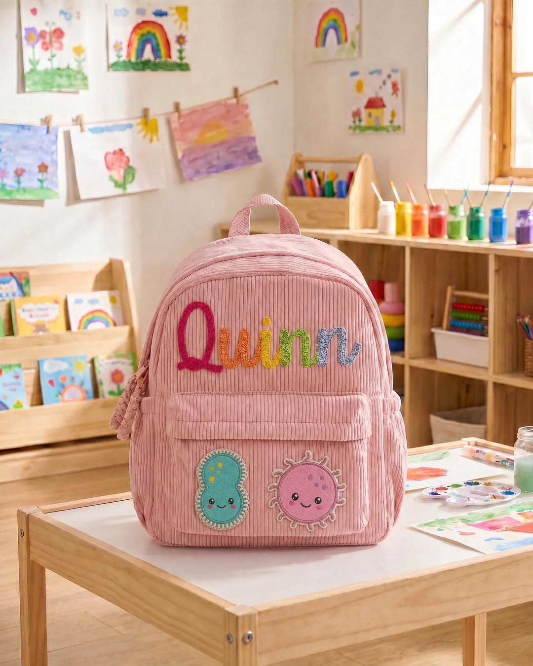 Science Fun Corduroy Backpack