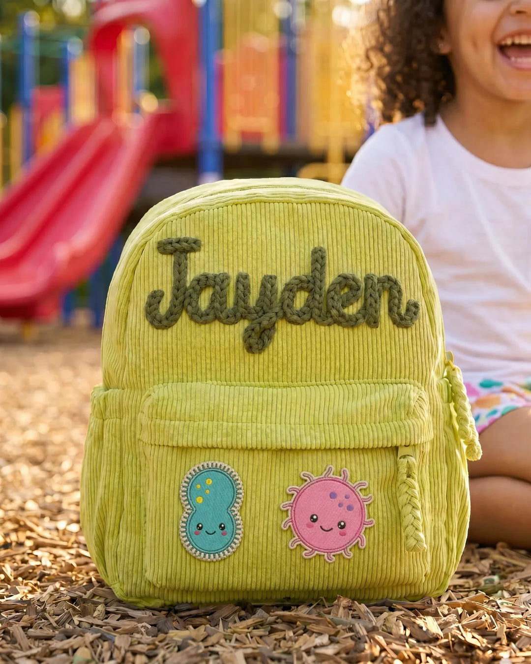 Science Fun Corduroy Backpack