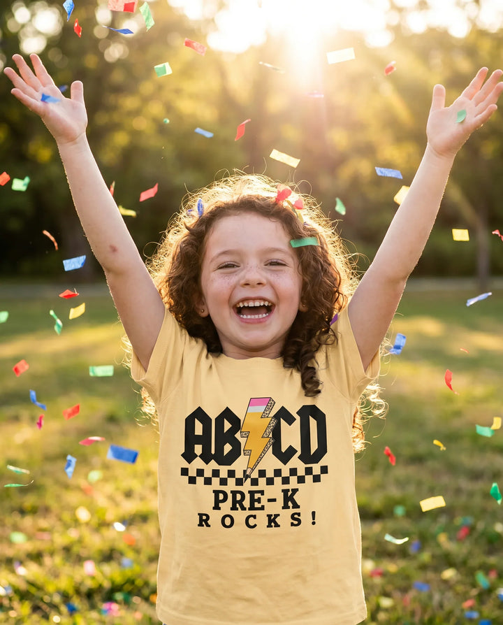 Alphabet ABCD Bamboo Crewneck T-Shirt