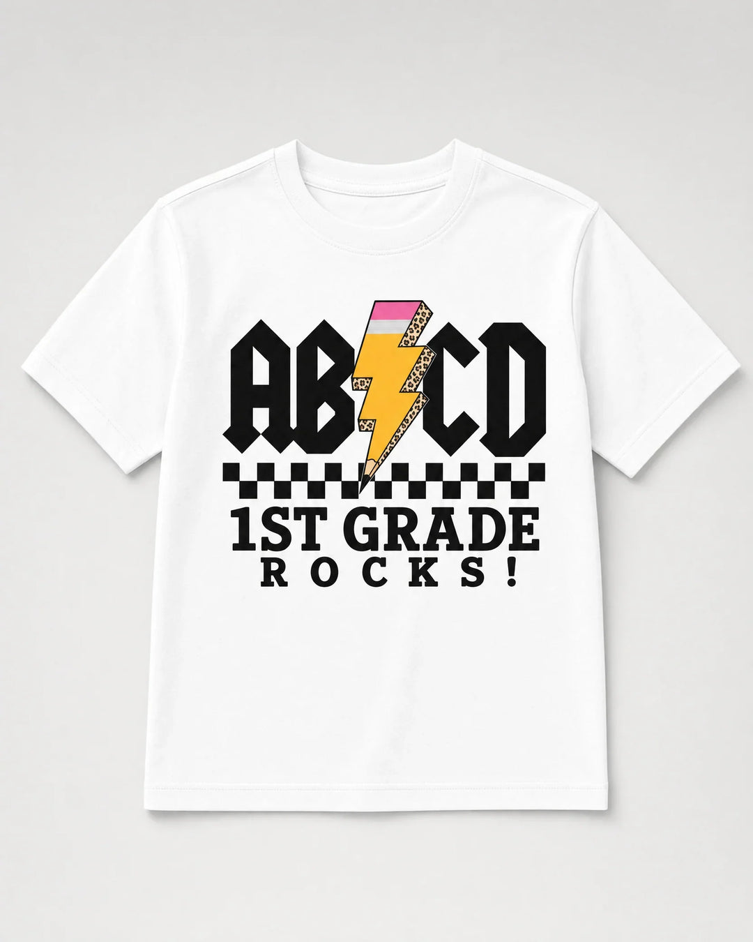 Alphabet ABCD Bamboo Crewneck T-Shirt