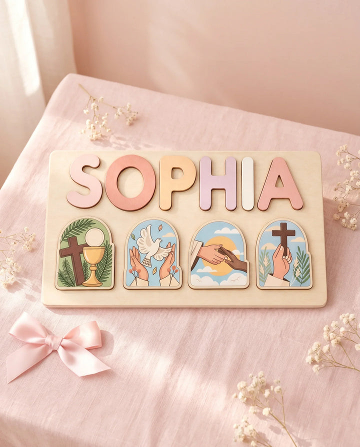 Schablone Holzpuzzle