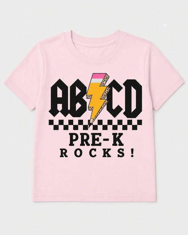 Alphabet ABCD Bamboo Crewneck T-Shirt