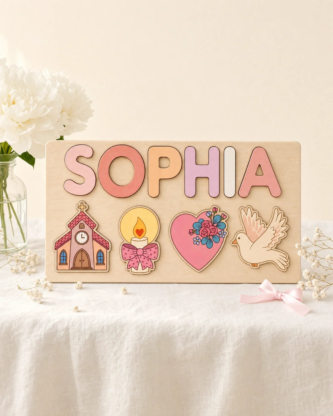 Schablone Holzpuzzle