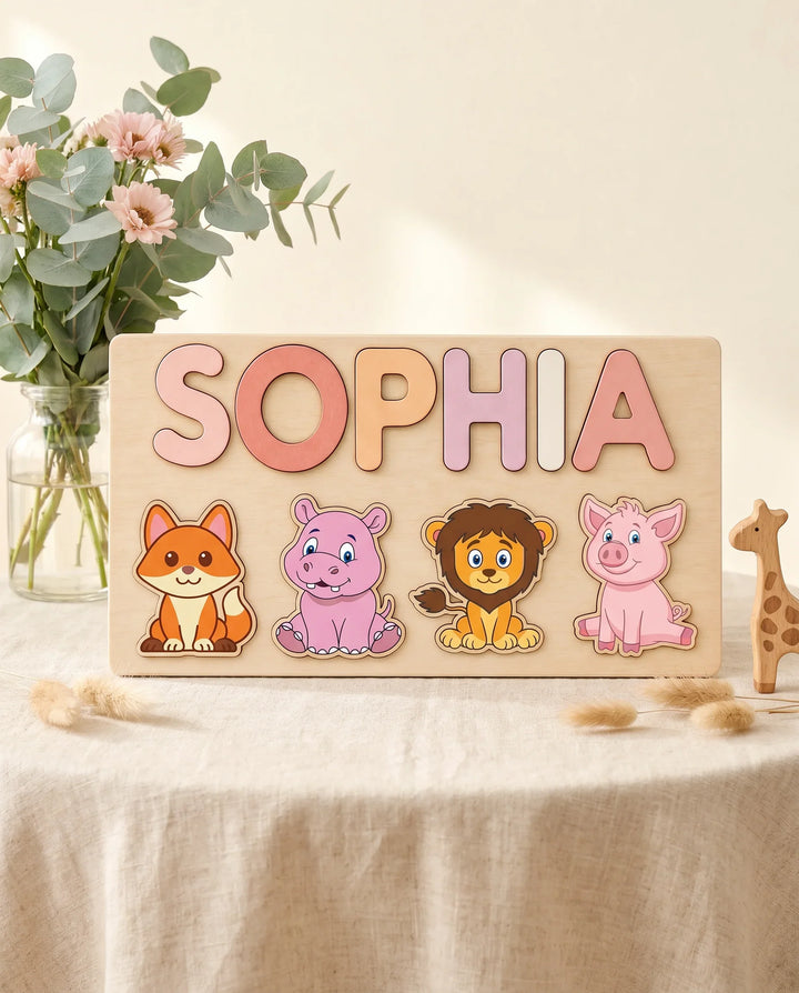 Schablone Holzpuzzle