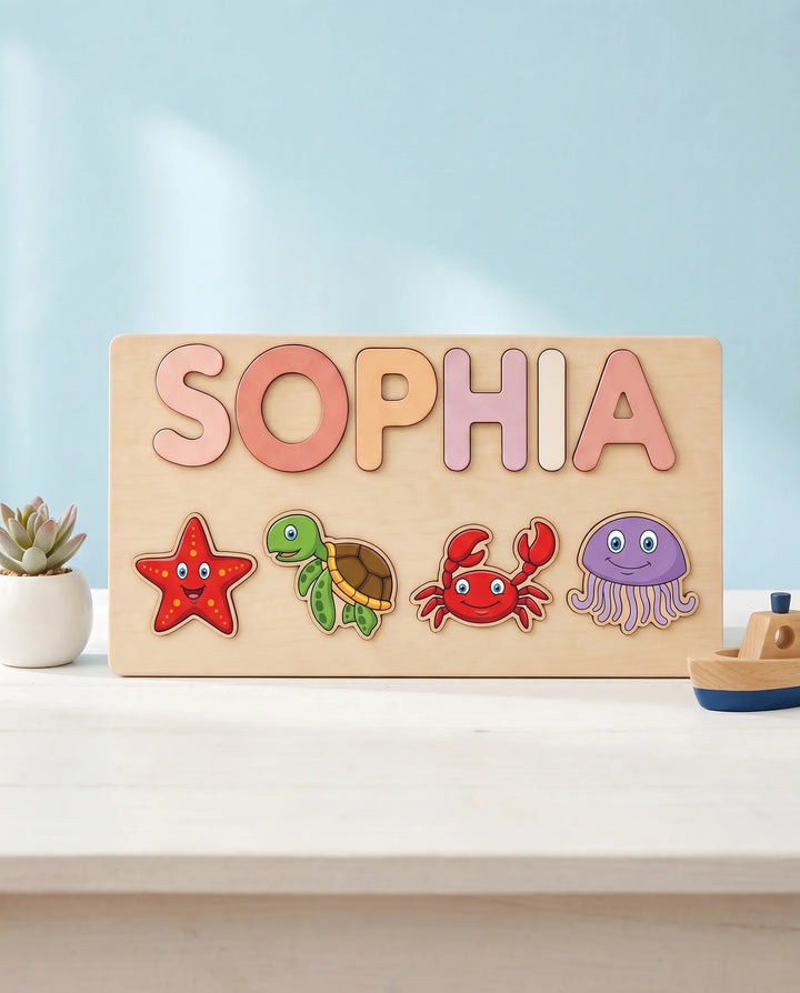 Schablone Holzpuzzle