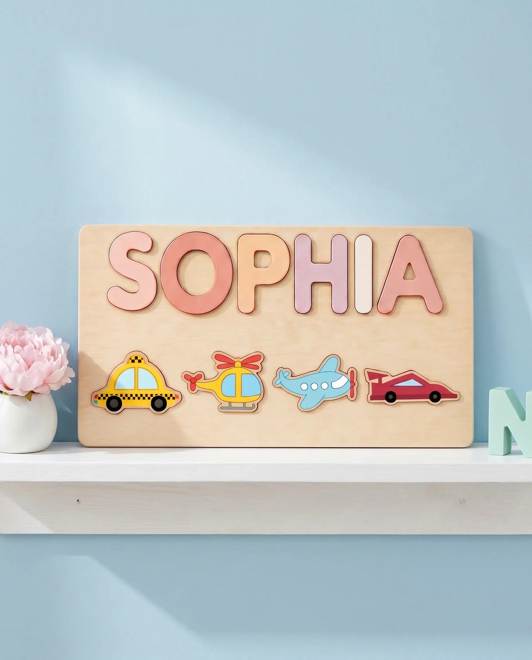 Schablone Holzpuzzle
