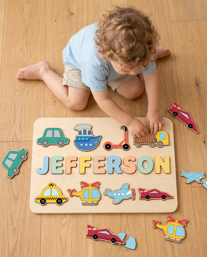 Schablone Holzpuzzle
