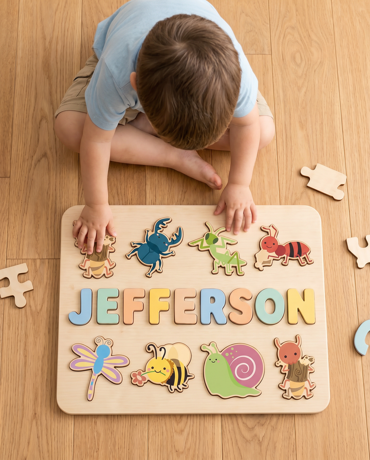 Schablone Holzpuzzle