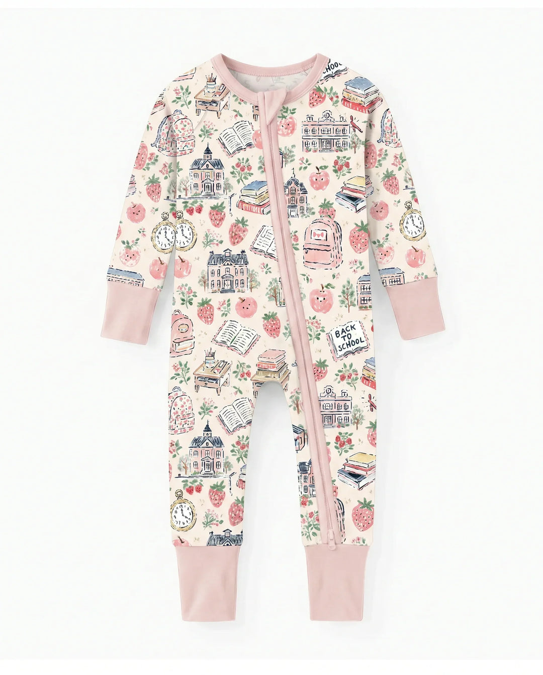 Coquette Strawberry School Days Bamboo Convertible Zippy