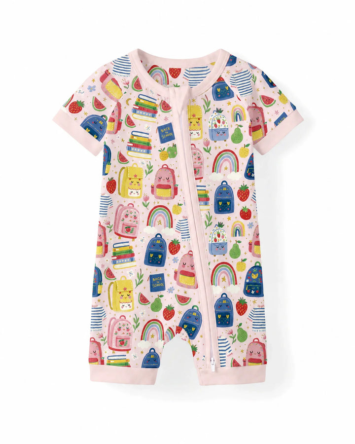 Sweet Rainbow School Adventure Days Bamboo Shorty Zippy