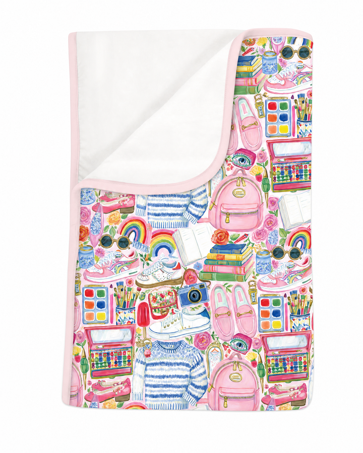 Sweet School Adventure Bamboo Blanket