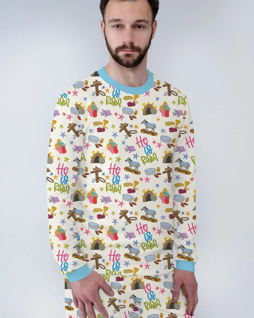 Vorlage Herren-Pyjama-Set