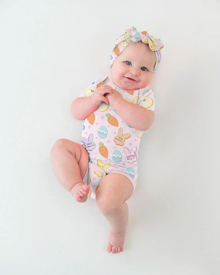 Easter Christian Bunny Bamboo Bodysuit