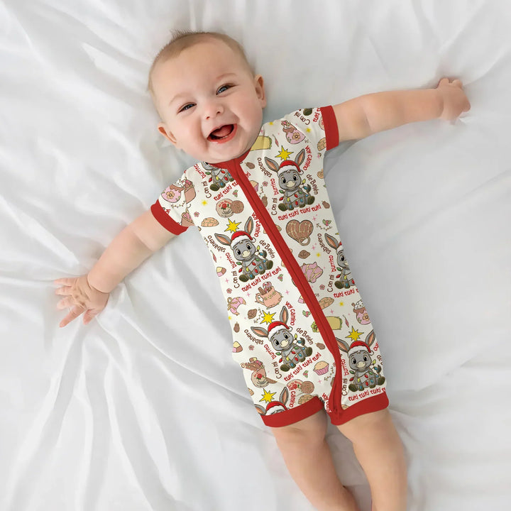 Feliz Navidad Shorty Zippy , Feliz Navidad Shorty Zippy - 0-3M