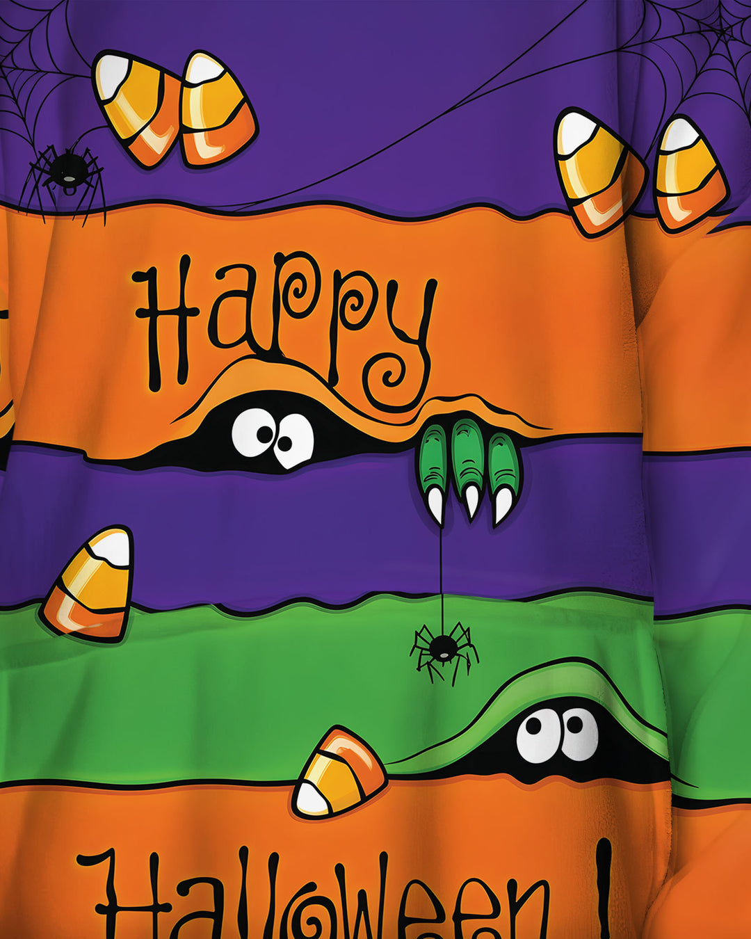 Happy Halloween Bamboo Blanket Hoodie