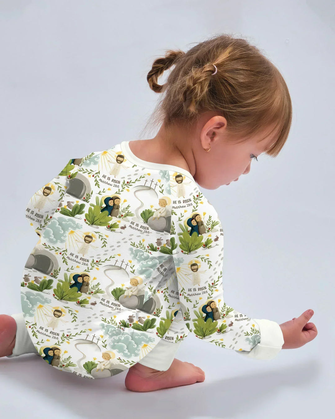 Gerippte Babykleidung mit individuellem Foto - Weich &amp; Skizzenhaft