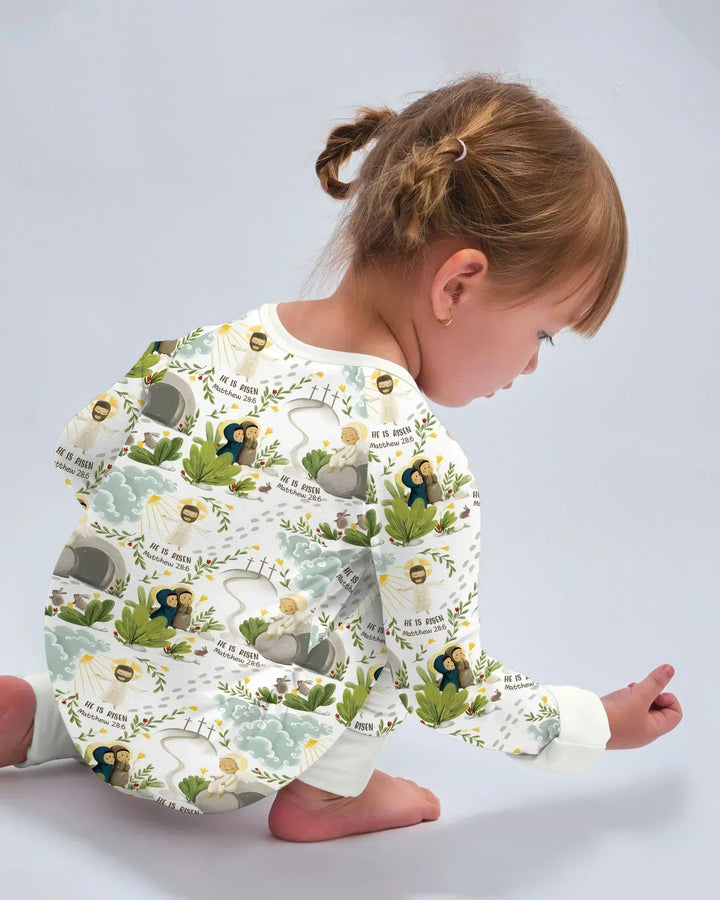 Gerippte Babykleidung mit individuellem Foto - Weich &amp; Skizzenhaft
